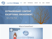 Tablet Screenshot of contenttrees.com